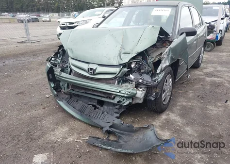 2004 Honda Civic Vp z USA, uszkodzony, nr VIN 2HGES16324H619225